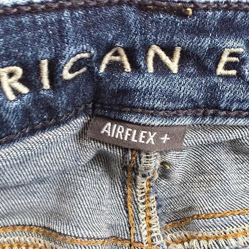 American Eagle Airflex+ Straight Jeans Mens 30x34‎ Blue Excellent